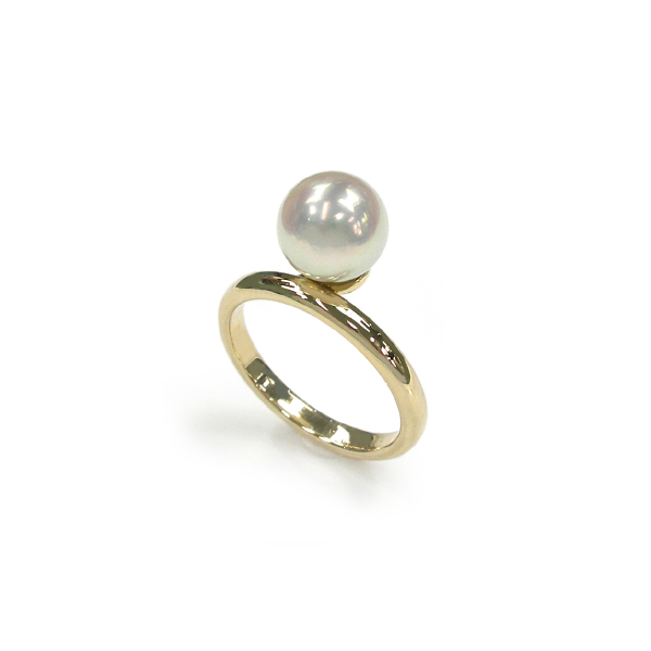 K18 本真珠 天使の指輪 エンジェルリング - アクセサリー
